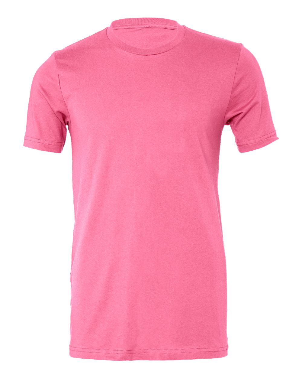 BELLA+CANVAS ® Unisex Jersey Short Sleeve Tee. BC3001 - Charity Pink