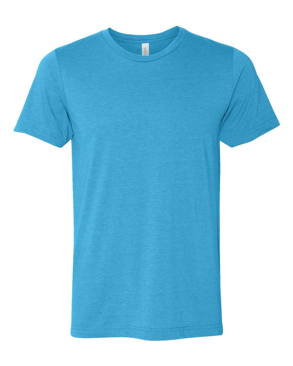 BELLA+CANVAS ® Unisex Heather CVC Short Sleeve Tee. BC3001CVC - Heather Aqua