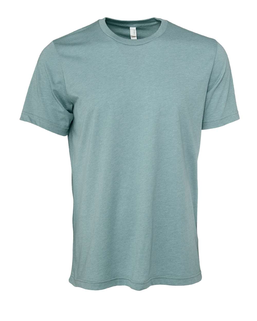 BELLA+CANVAS ® Unisex Heather CVC Short Sleeve Tee. BC3001CVC - Heather Blue Lagoon