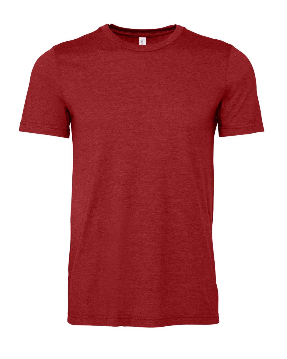 BELLA+CANVAS ® Unisex Heather CVC Short Sleeve Tee. BC3001CVC - Heather Canvas Red