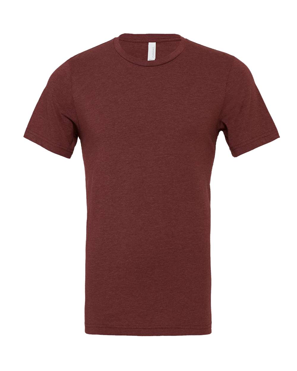 BELLA+CANVAS ® Unisex Heather CVC Short Sleeve Tee. BC3001CVC - Heather Cardinal
