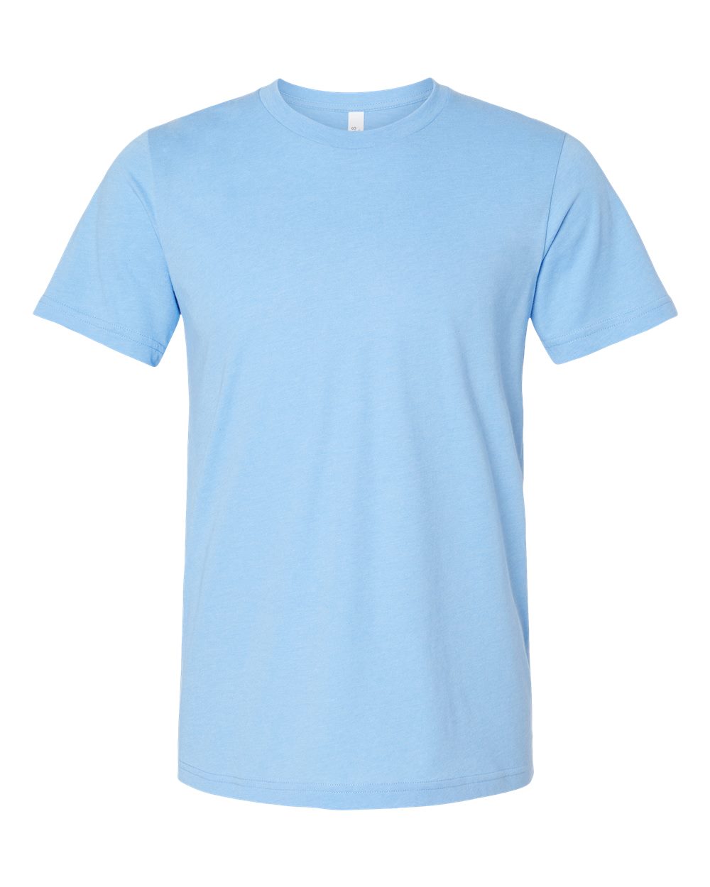 BELLA+CANVAS ® Unisex Heather CVC Short Sleeve Tee. BC3001CVC - Heather Carolina Blue