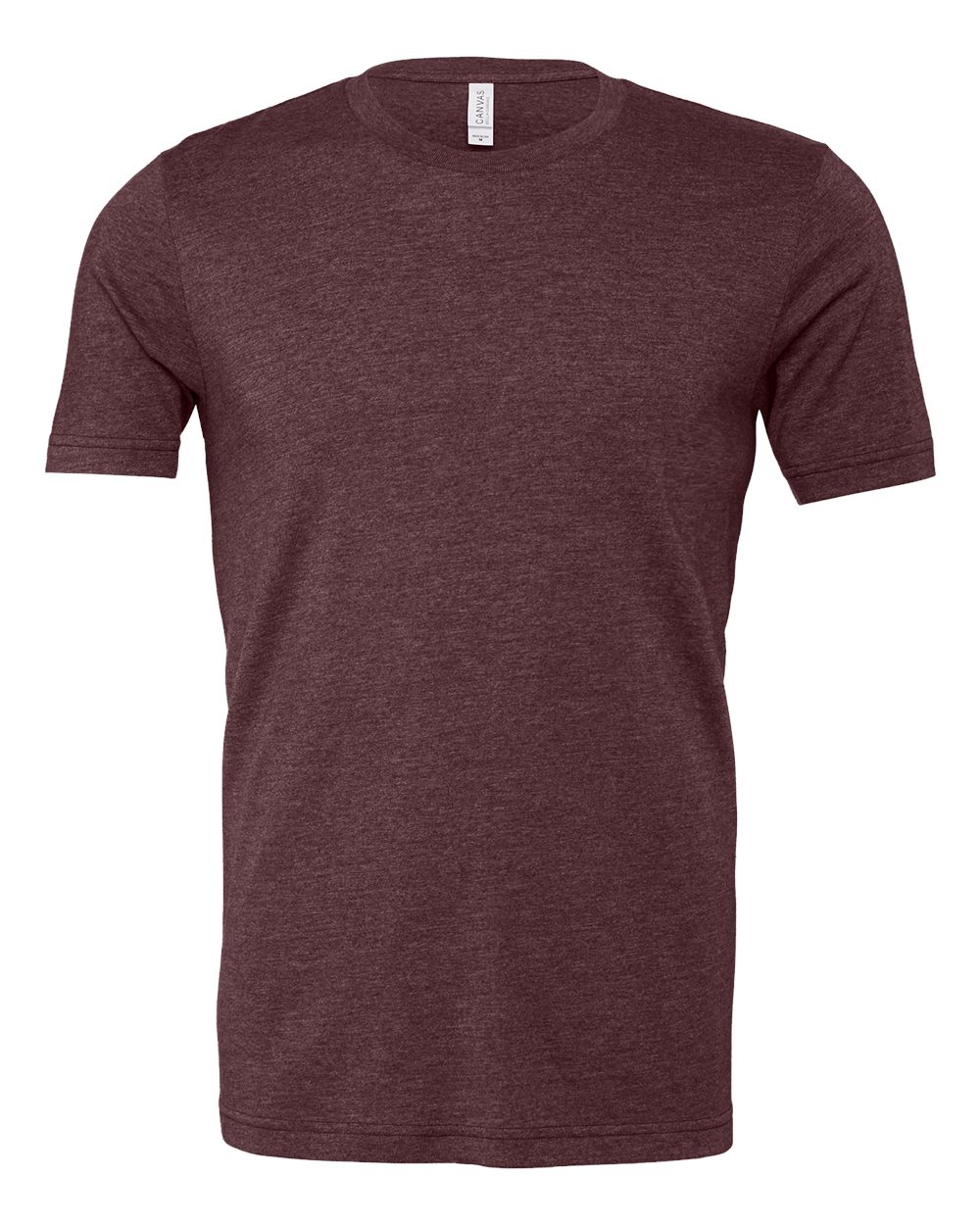 BELLA+CANVAS ® Unisex Heather CVC Short Sleeve Tee. BC3001CVC - Heather Maroon