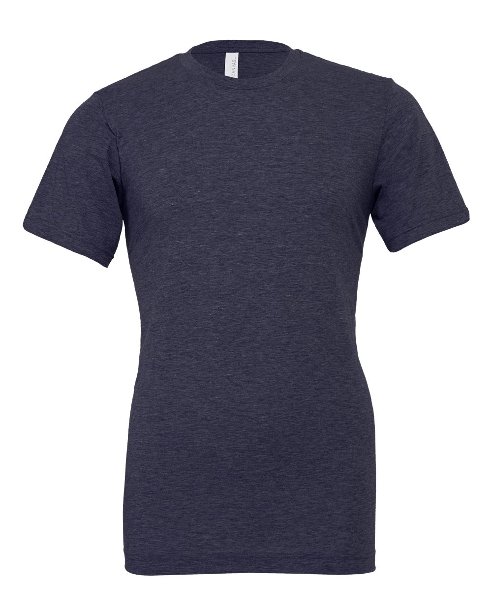 BELLA+CANVAS ® Unisex Heather CVC Short Sleeve Tee. BC3001CVC - Heather Midnight Navy