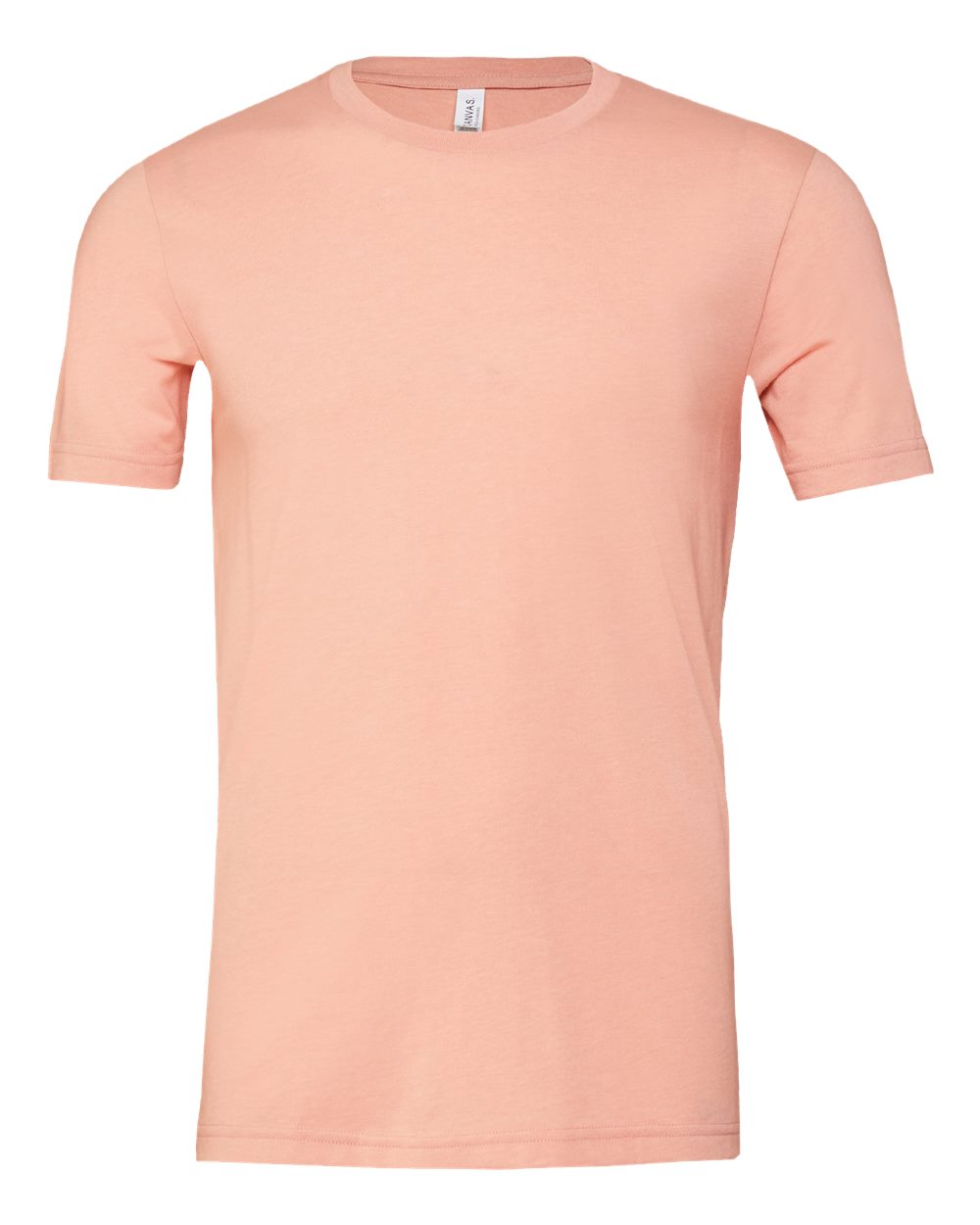 BELLA+CANVAS ® Unisex Heather CVC Short Sleeve Tee. BC3001CVC - Heather Peach