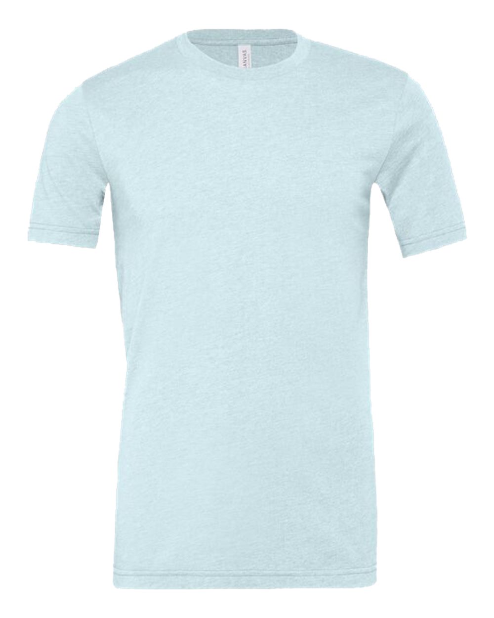BELLA+CANVAS ® Unisex Heather CVC Short Sleeve Tee. BC3001CVC - Heather Prism Ice Blue
