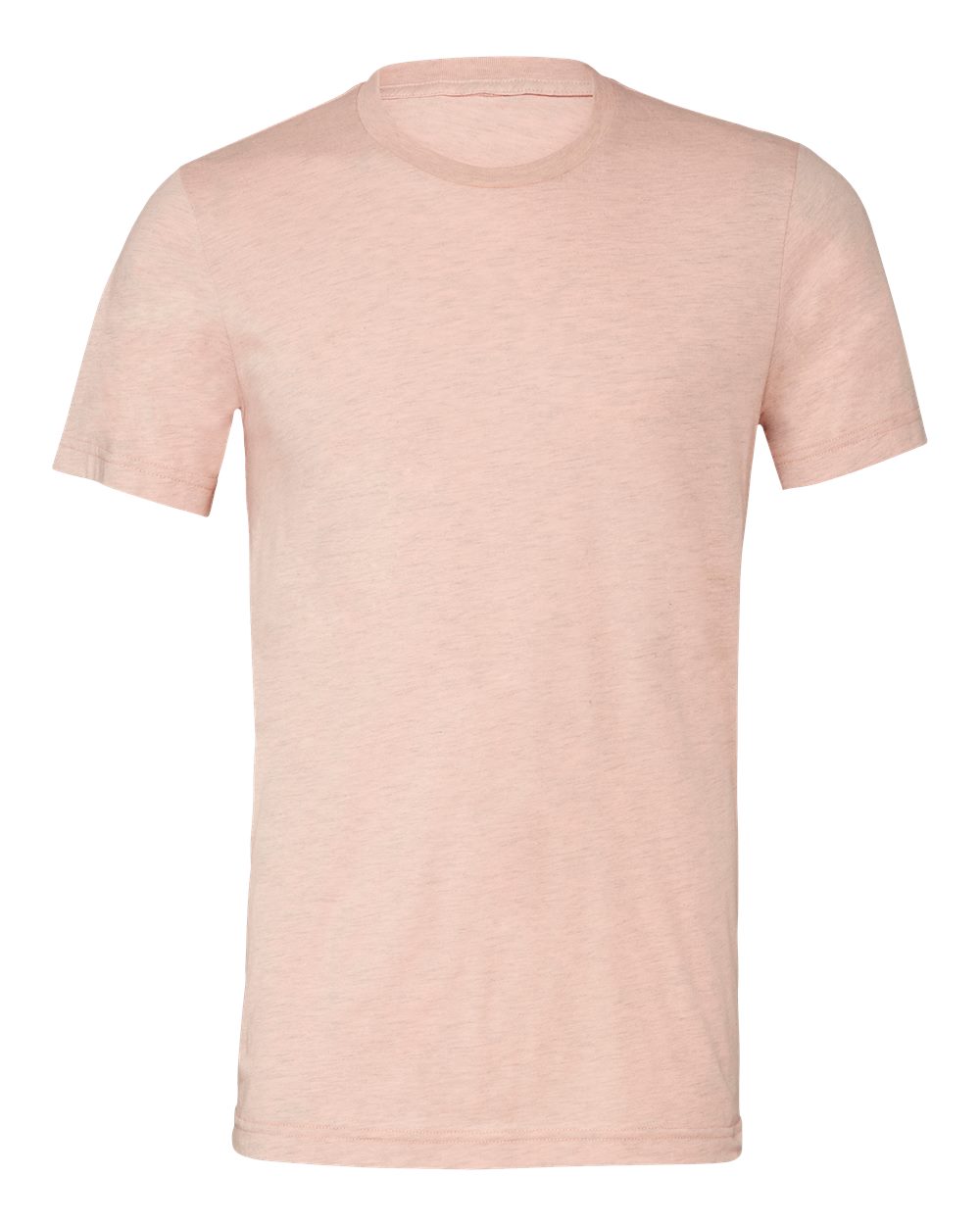 BELLA+CANVAS ® Unisex Heather CVC Short Sleeve Tee. BC3001CVC - Heather Prism Peach
