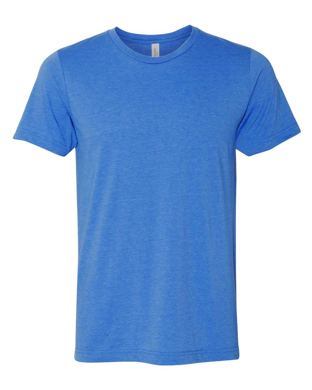BELLA+CANVAS ® Unisex Heather CVC Short Sleeve Tee. BC3001CVC - Heather True Royal