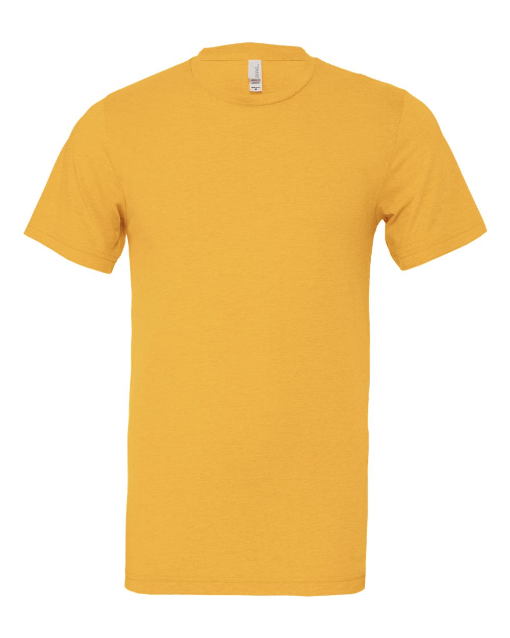 BELLA+CANVAS ® Unisex Heather CVC Short Sleeve Tee. BC3001CVC - Heather Yellow Gold