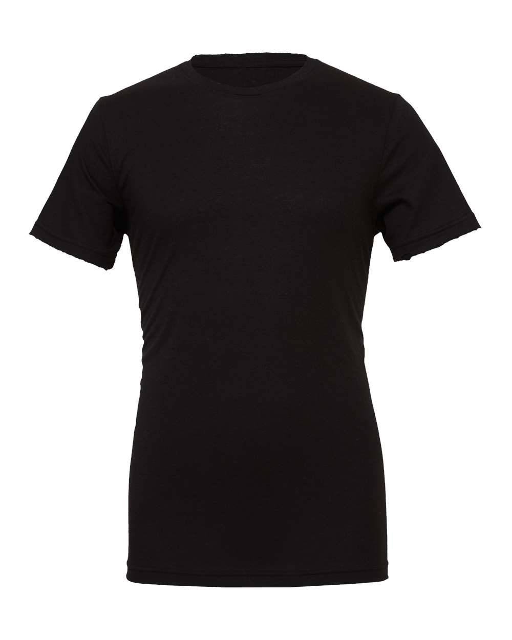 BELLA+CANVAS ® Unisex Heather CVC Short Sleeve Tee. BC3001CVC - Solid Black Blend