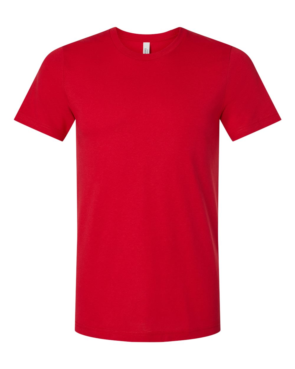 BELLA+CANVAS ® Unisex Heather CVC Short Sleeve Tee. BC3001CVC - Solid Red Blend