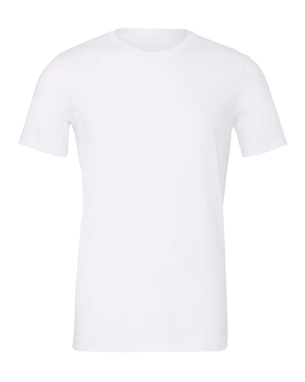 BELLA+CANVAS ® Unisex Heather CVC Short Sleeve Tee. BC3001CVC - Solid White Blend