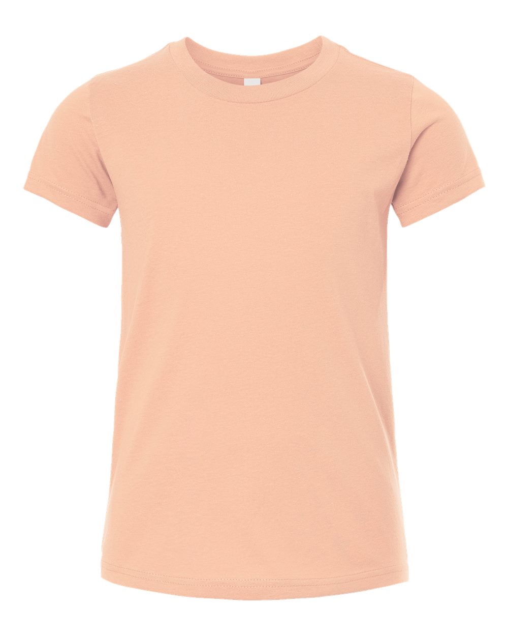 BELLA+CANVAS ® Youth Jersey Short Sleeve Tee. BC3001Y - Peach