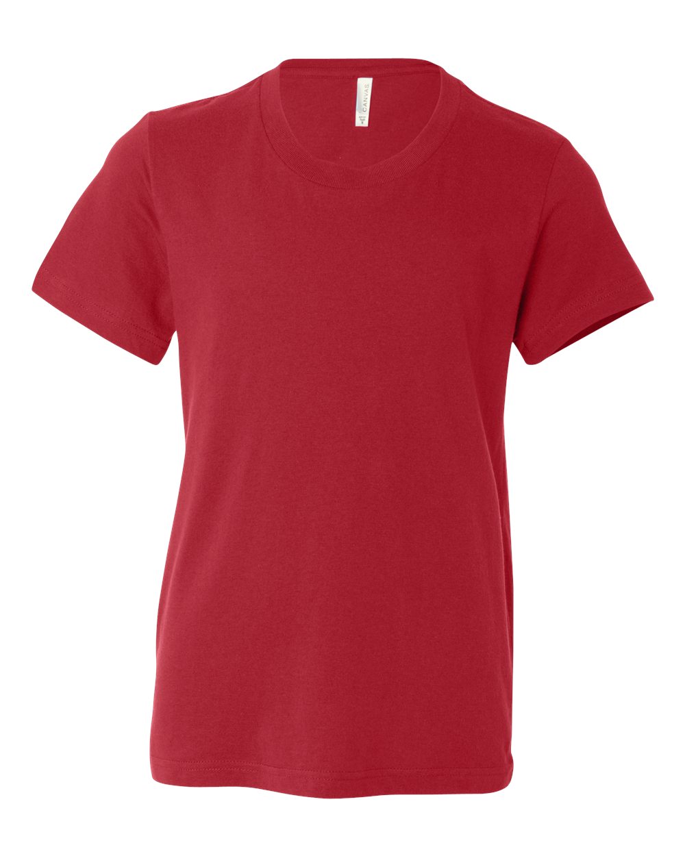 BELLA+CANVAS ® Youth Jersey Short Sleeve Tee. BC3001Y - Red