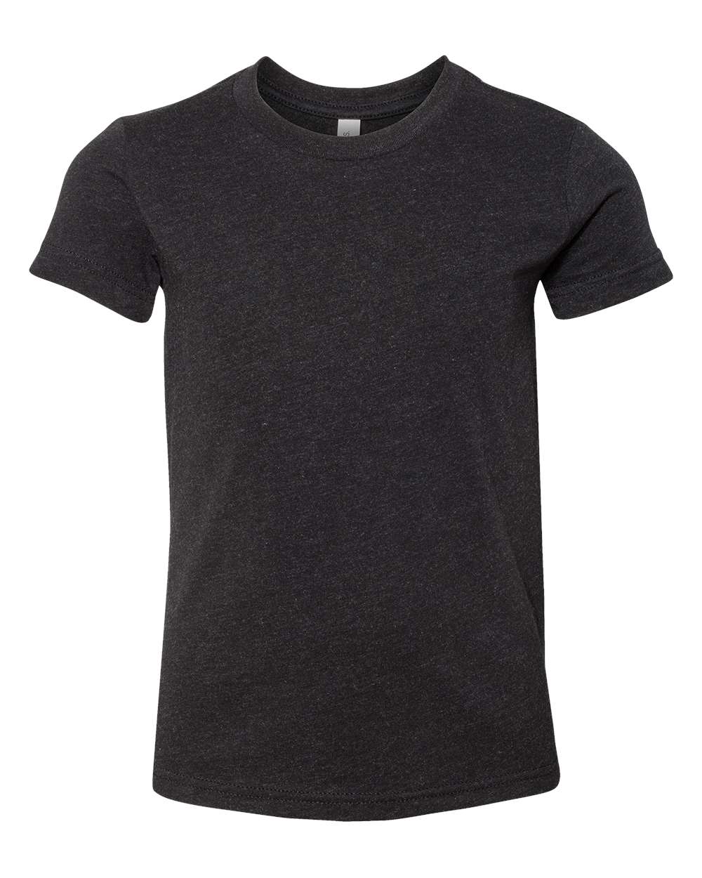 BELLA+CANVAS® Youth Heather CVC Tee BC3001YCVC - Black Heather