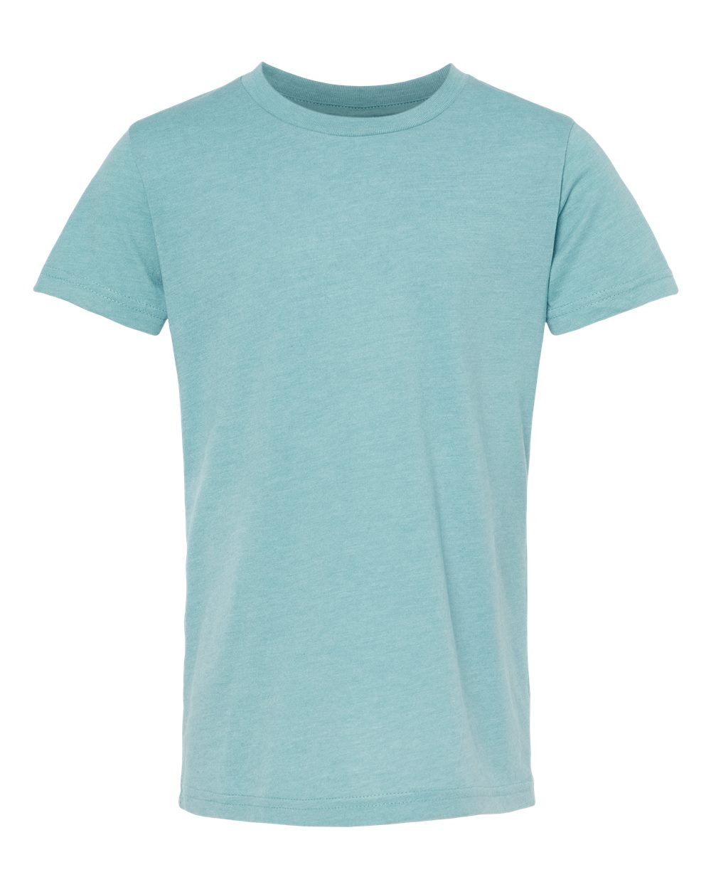 BELLA+CANVAS® Youth Heather CVC Tee BC3001YCVC - Heather Blue Lagoon
