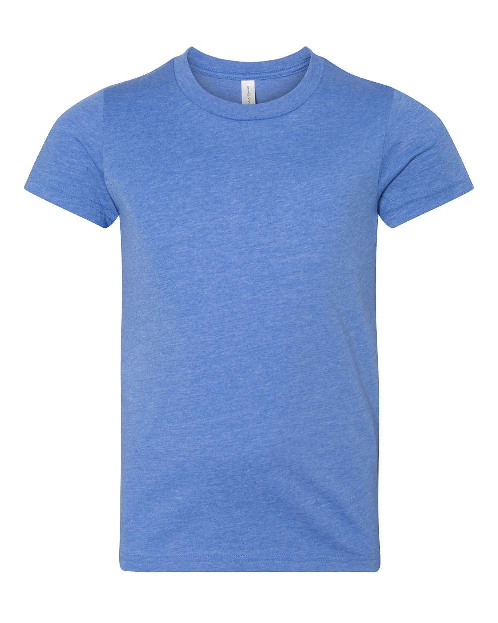 BELLA+CANVAS® Youth Heather CVC Tee BC3001YCVC - Heather Columbia Blue