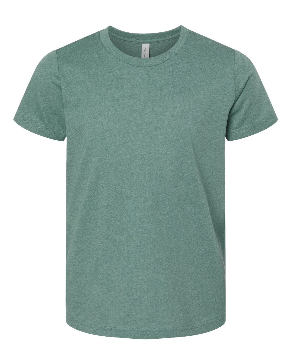 BELLA+CANVAS® Youth Heather CVC Tee BC3001YCVC - Heather Dusty Blue