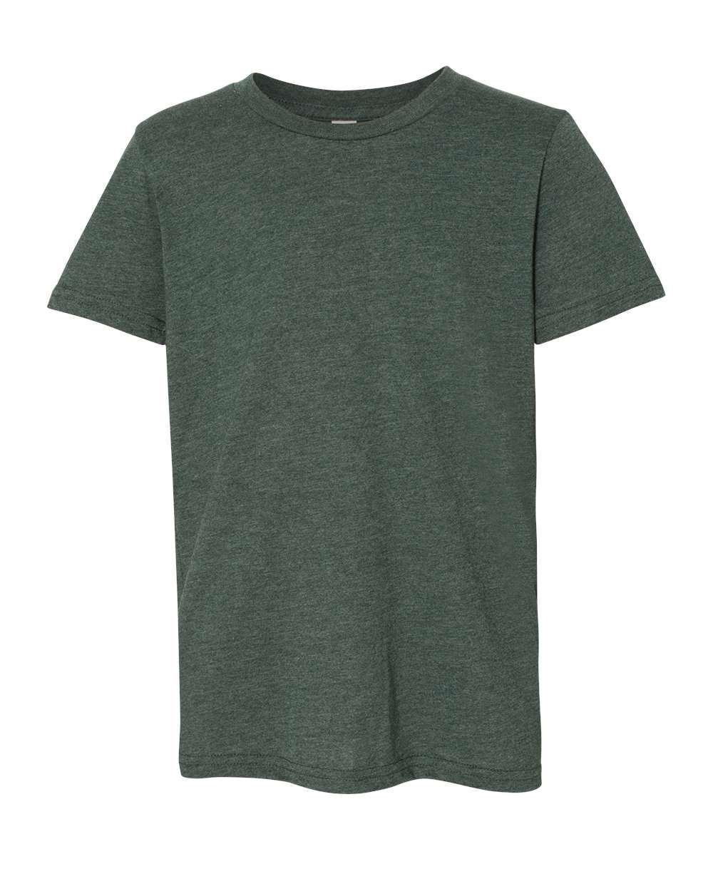 BELLA+CANVAS® Youth Heather CVC Tee BC3001YCVC - Heather Forest