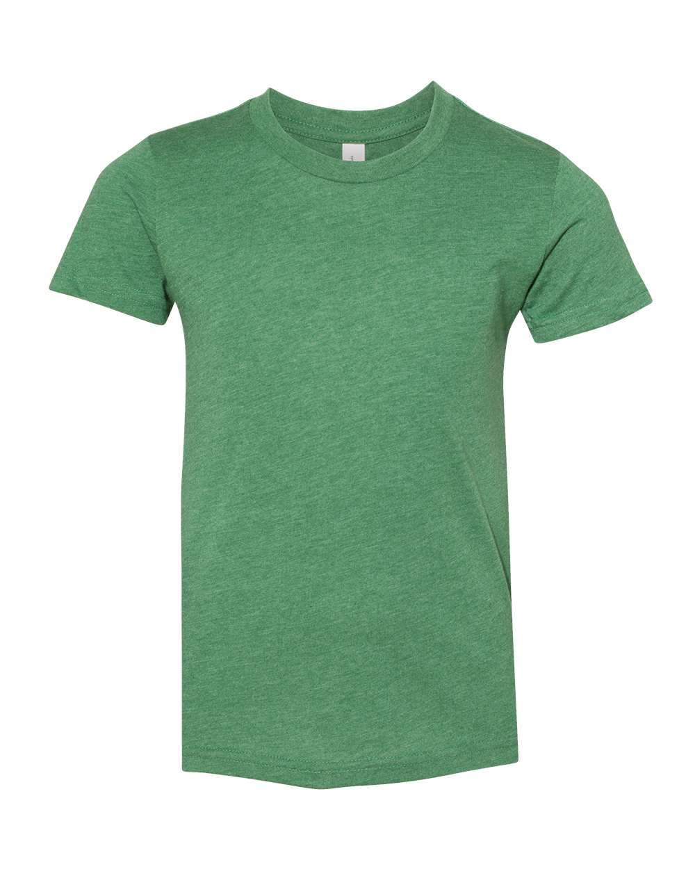 BELLA+CANVAS® Youth Heather CVC Tee BC3001YCVC - Heather Grass Green