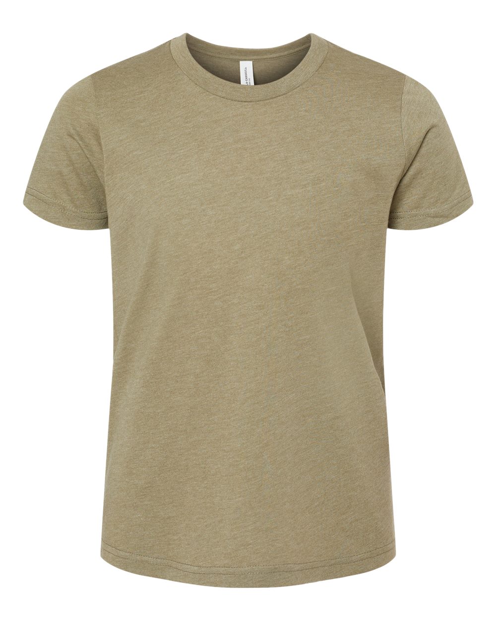 BELLA+CANVAS® Youth Heather CVC Tee BC3001YCVC - Heather Olive