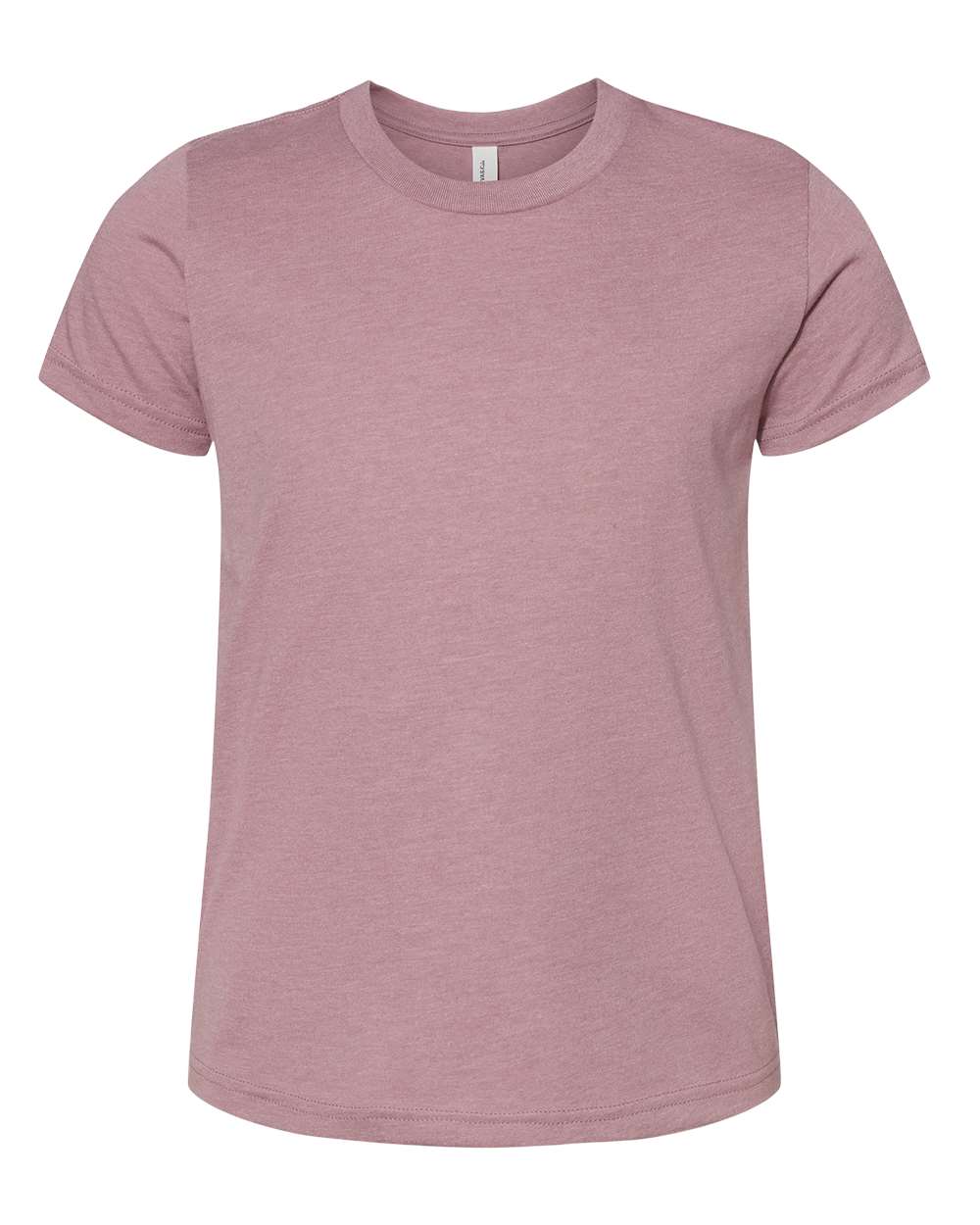 BELLA+CANVAS® Youth Heather CVC Tee BC3001YCVC - Heather Orchid