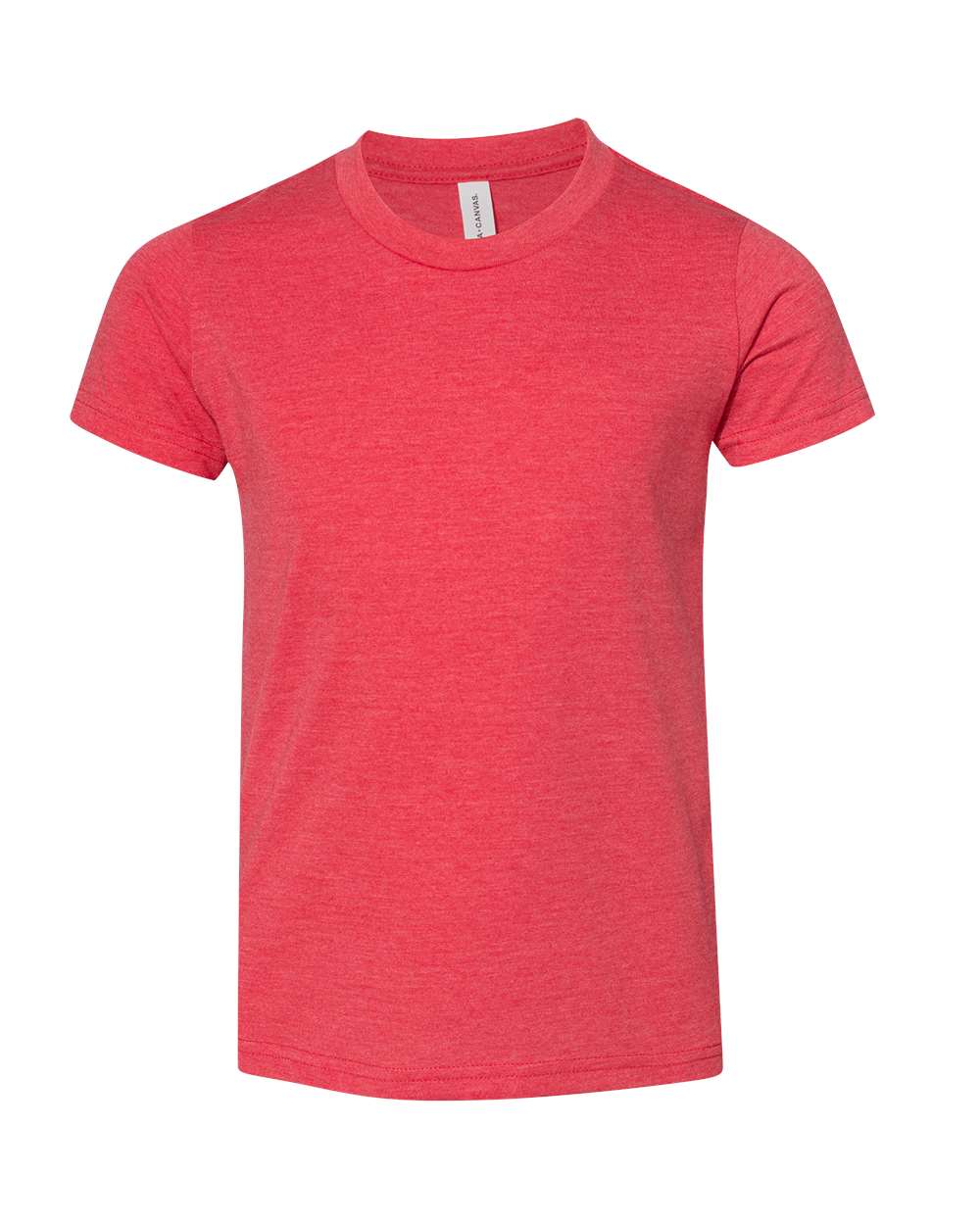 BELLA+CANVAS® Youth Heather CVC Tee BC3001YCVC - Heather Red