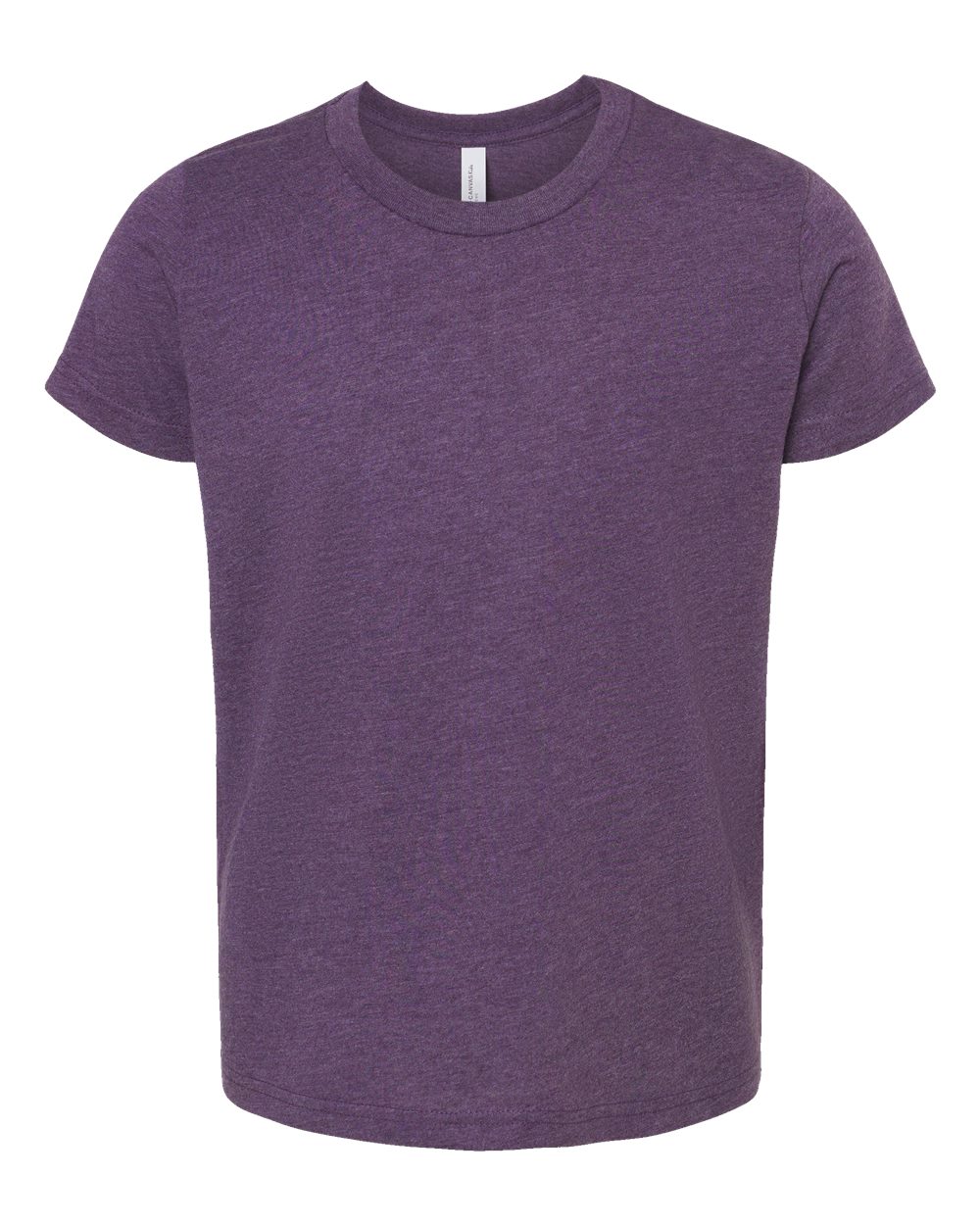 BELLA+CANVAS® Youth Heather CVC Tee BC3001YCVC - Heather Team Purple