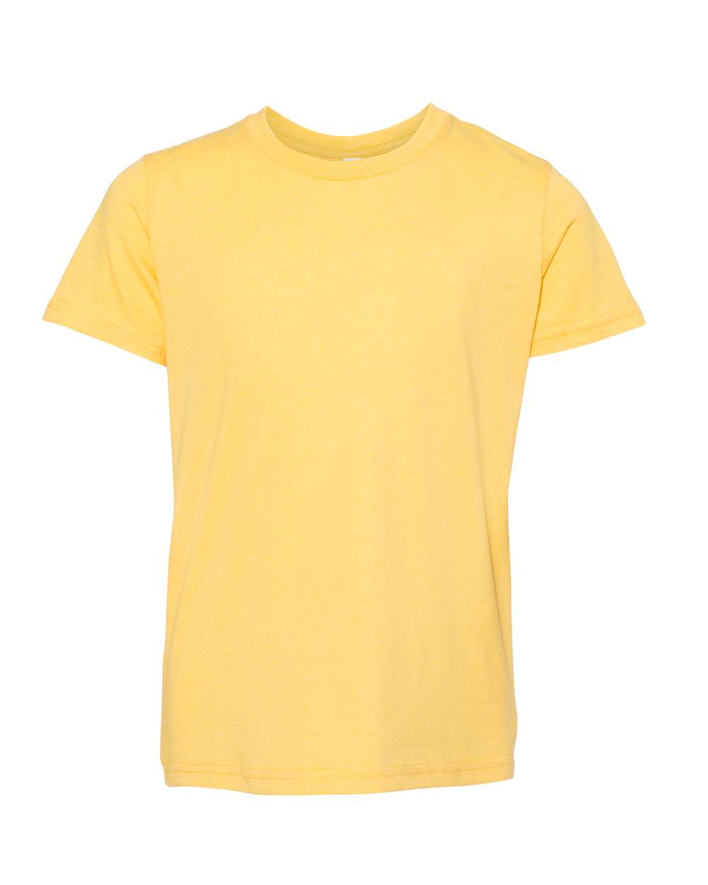 BELLA+CANVAS® Youth Heather CVC Tee BC3001YCVC - Heather Yellow Gold