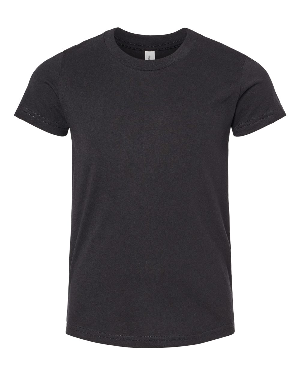 BELLA+CANVAS® Youth Heather CVC Tee BC3001YCVC - Solid Black Blend