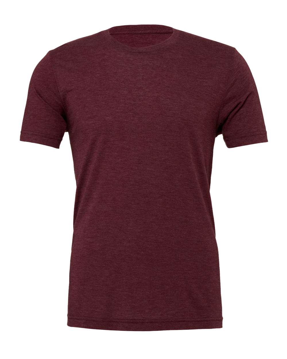 BELLA+CANVAS ® Unisex Triblend Short Sleeve Tee. BC3413 - Maroon Triblend
