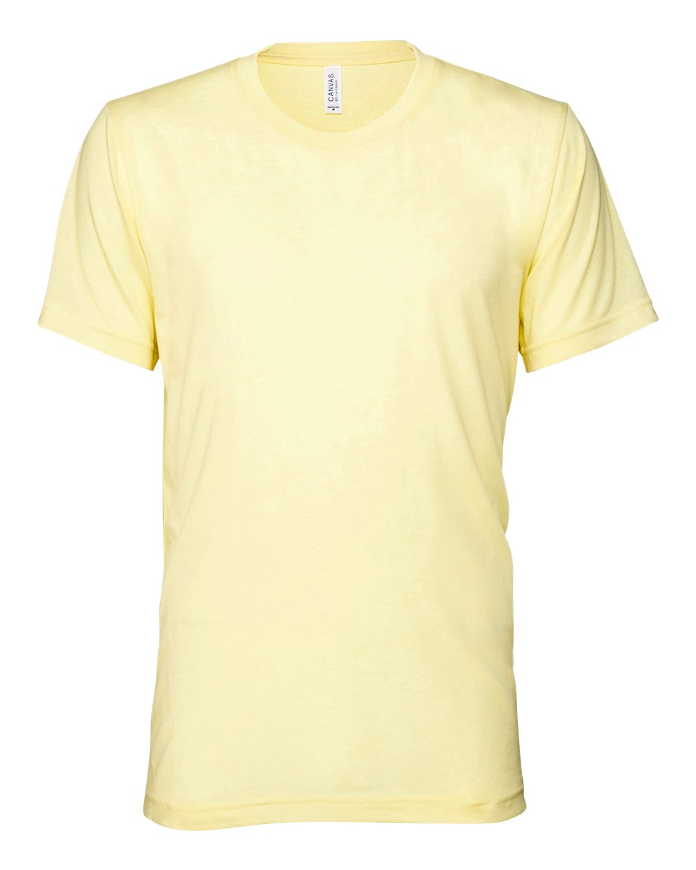 BELLA+CANVAS ® Unisex Triblend Short Sleeve Tee. BC3413 - Pale Yellow Triblend
