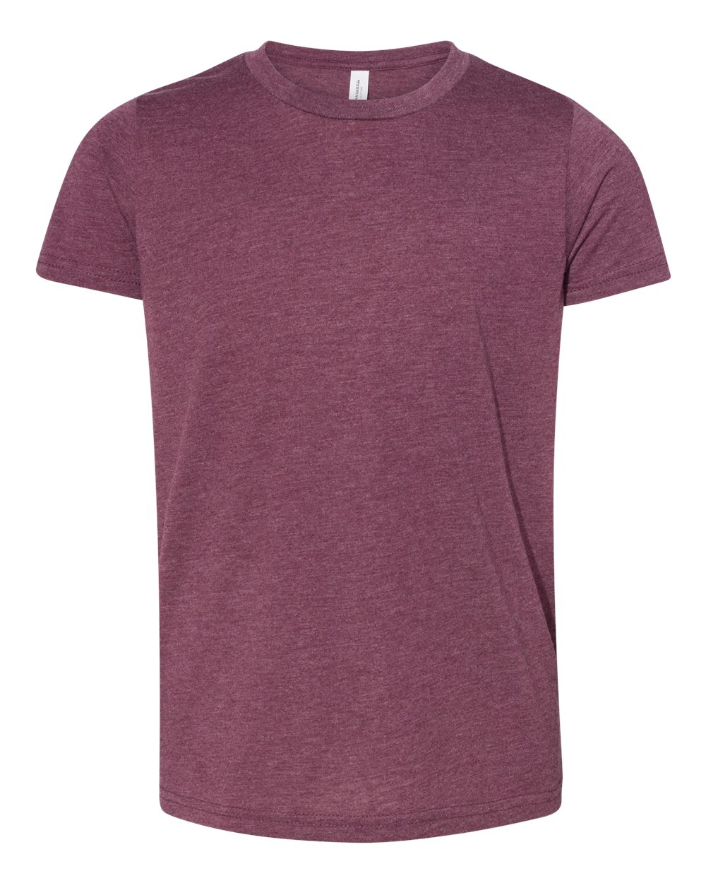 BELLA+CANVAS ® Youth Triblend Short Sleeve Tee. BC3413Y - Maroon Triblend