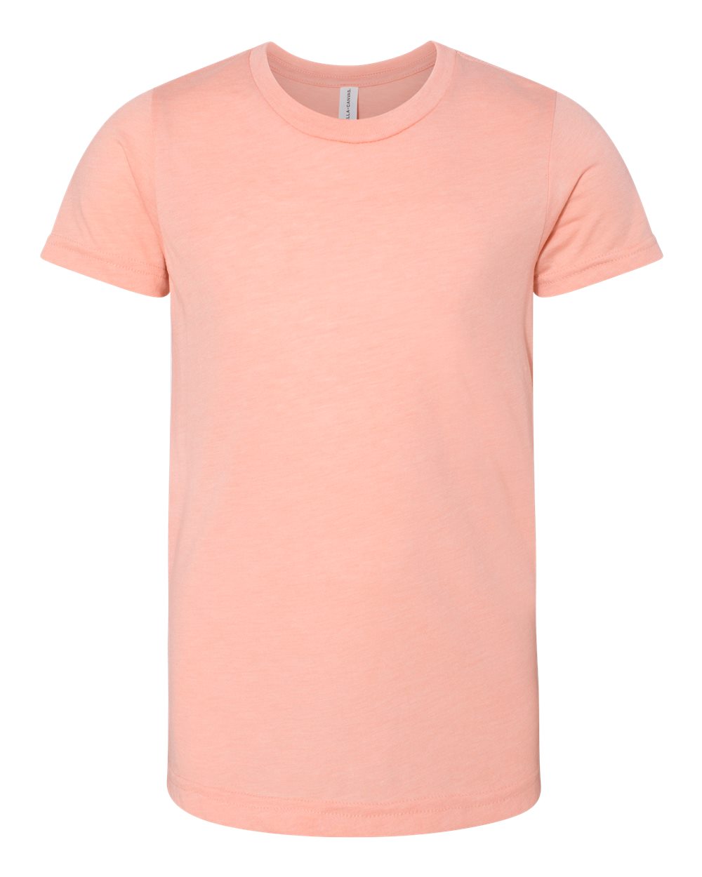 BELLA+CANVAS ® Youth Triblend Short Sleeve Tee. BC3413Y - Peach Triblend