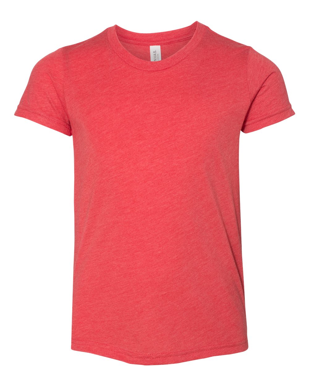 BELLA+CANVAS ® Youth Triblend Short Sleeve Tee. BC3413Y - Red Triblend