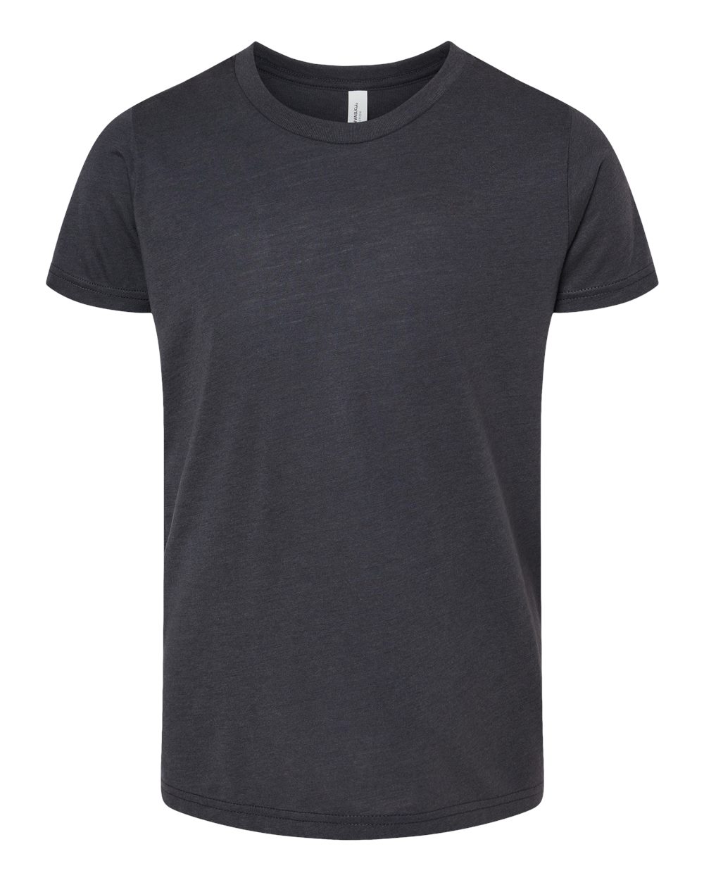 BELLA+CANVAS ® Youth Triblend Short Sleeve Tee. BC3413Y - Solid Dark Grey Triblend