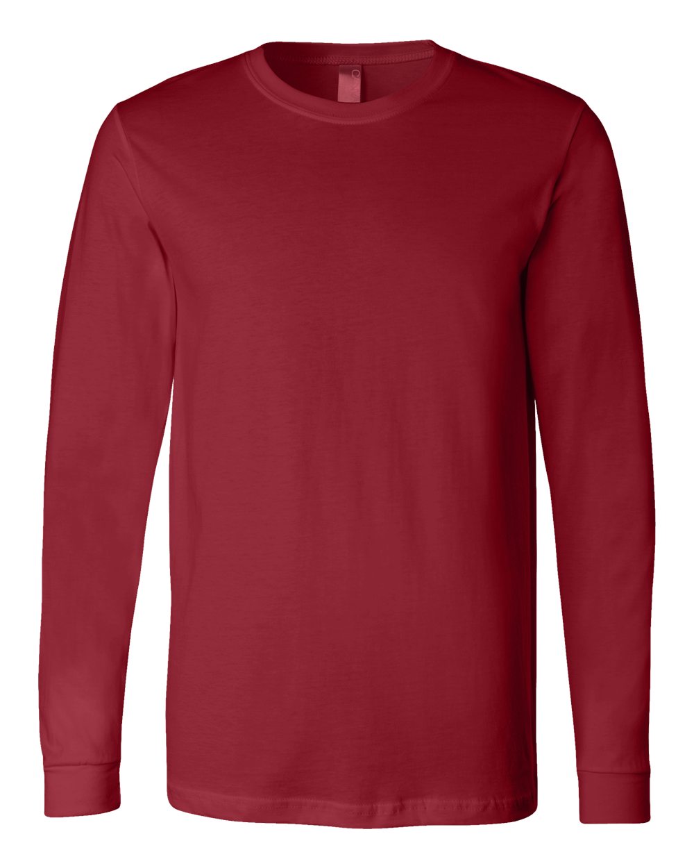 BELLA+CANVAS ® Unisex Jersey Long Sleeve Tee. BC3501 - Cardinal