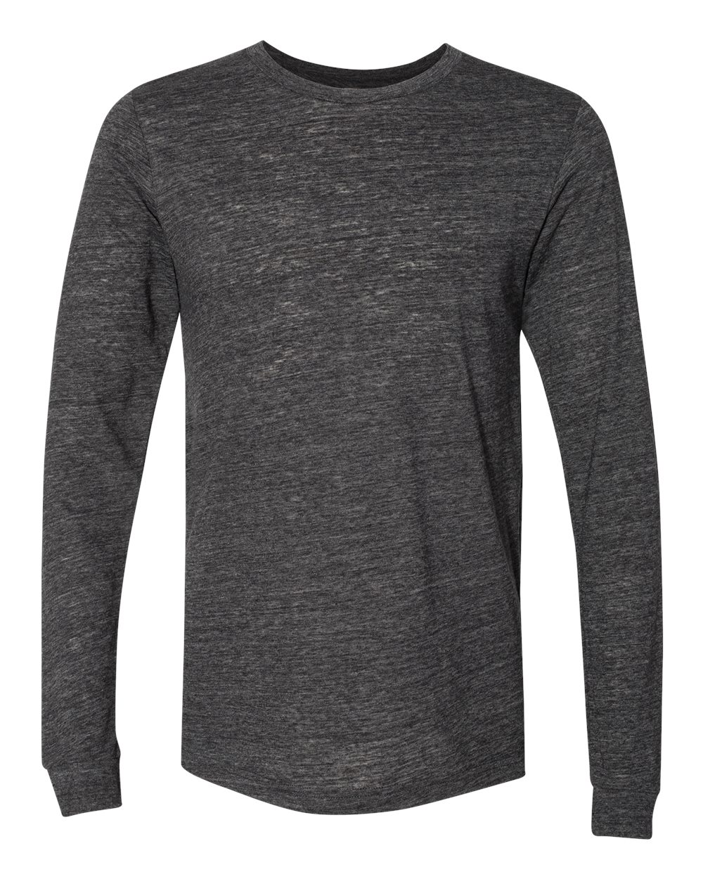 BELLA+CANVAS ® Unisex Jersey Long Sleeve Tee. BC3501 - Charcoal Black Slub