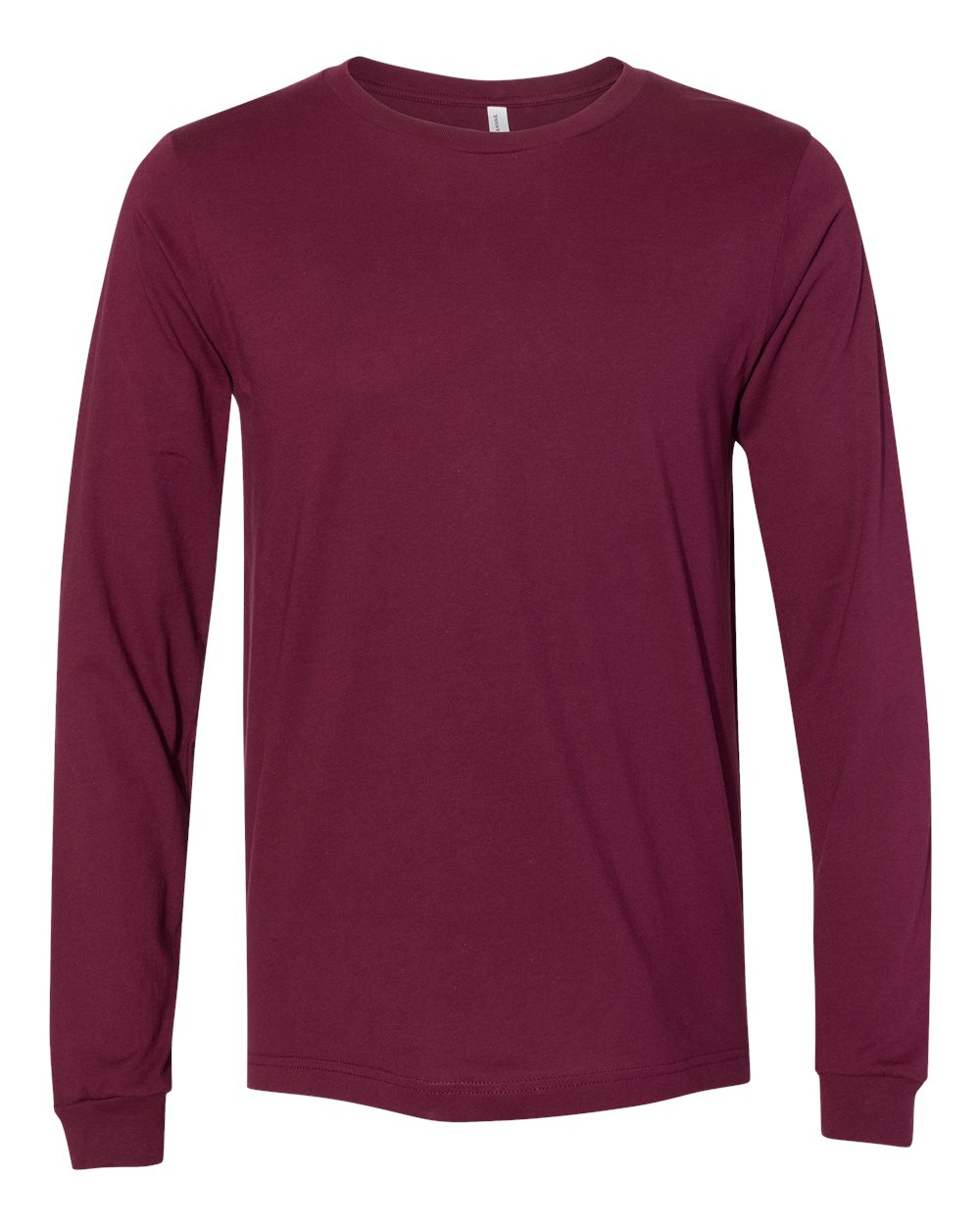 BELLA+CANVAS ® Unisex Jersey Long Sleeve Tee. BC3501 - Maroon