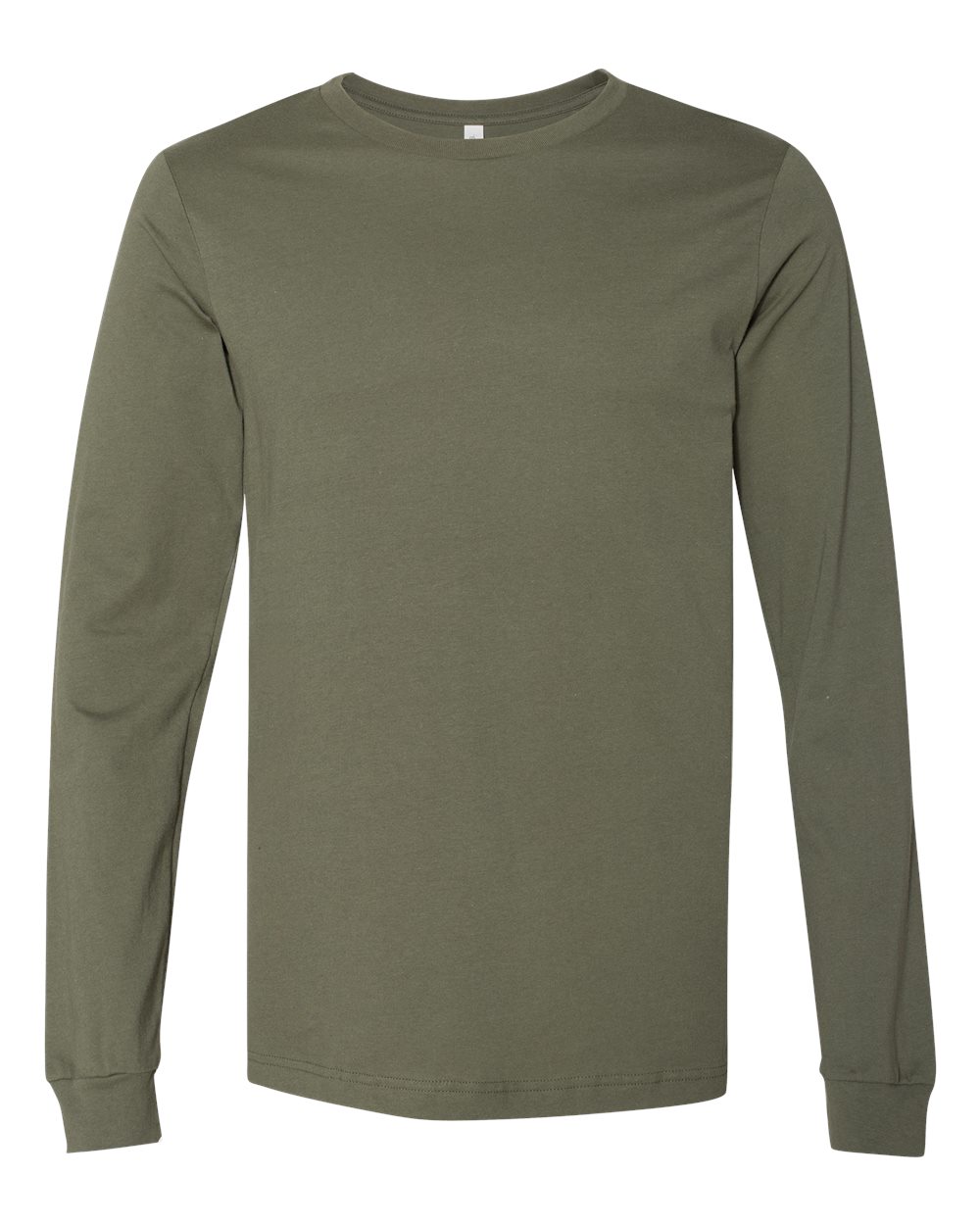 BELLA+CANVAS ® Unisex Jersey Long Sleeve Tee. BC3501 - Military Green