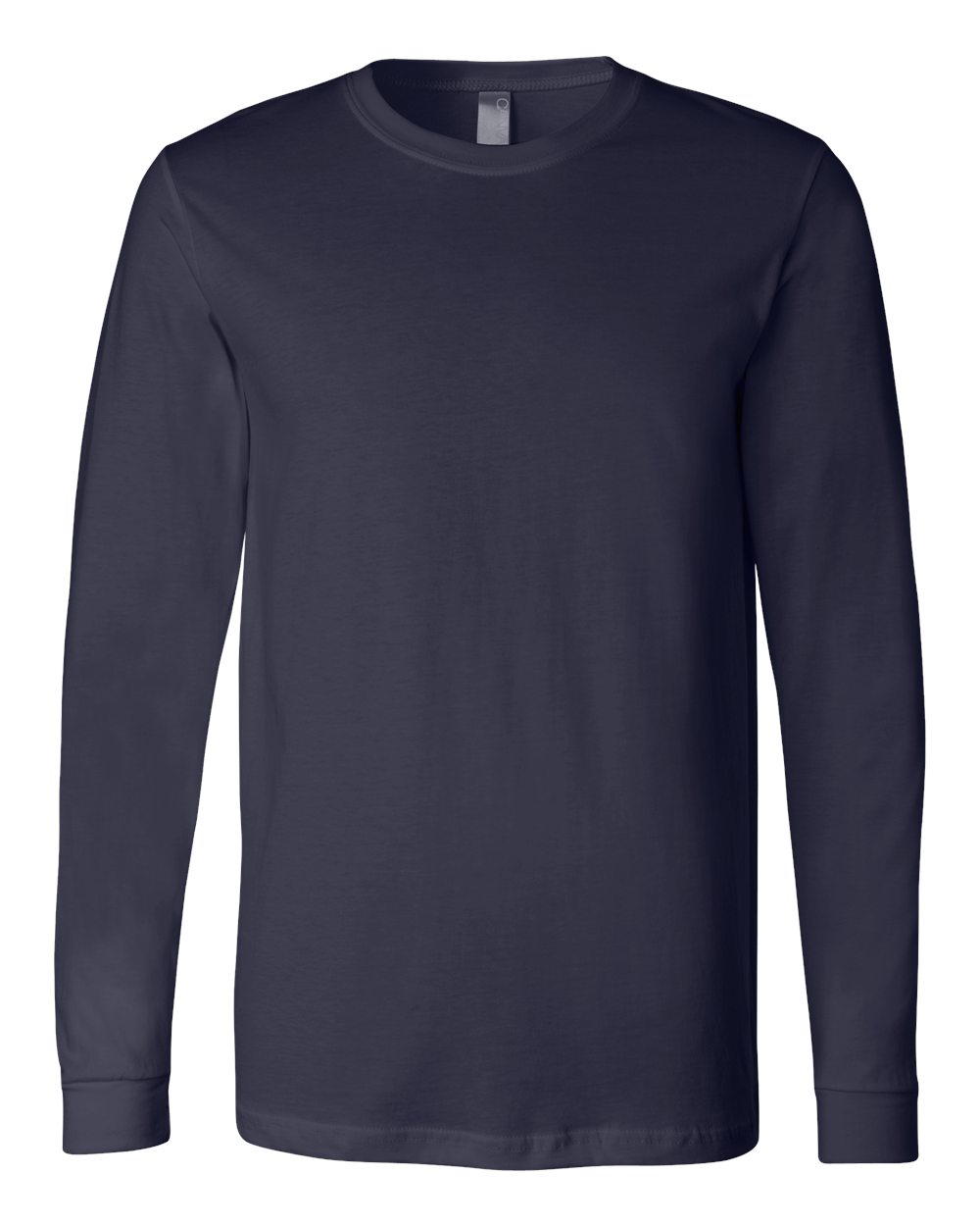 BELLA+CANVAS ® Unisex Jersey Long Sleeve Tee. BC3501 - Navy