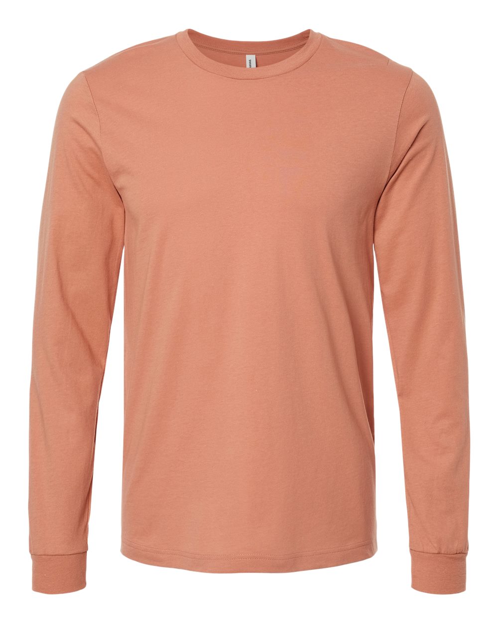BELLA+CANVAS ® Unisex Jersey Long Sleeve Tee. BC3501 - Terracotta