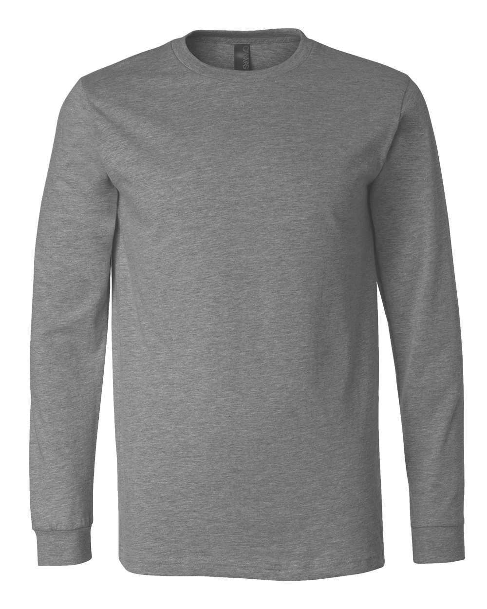 BELLA+CANVAS® Unisex Heather CVC Long Sleeve Tee BC3501CVC - Deep Heather