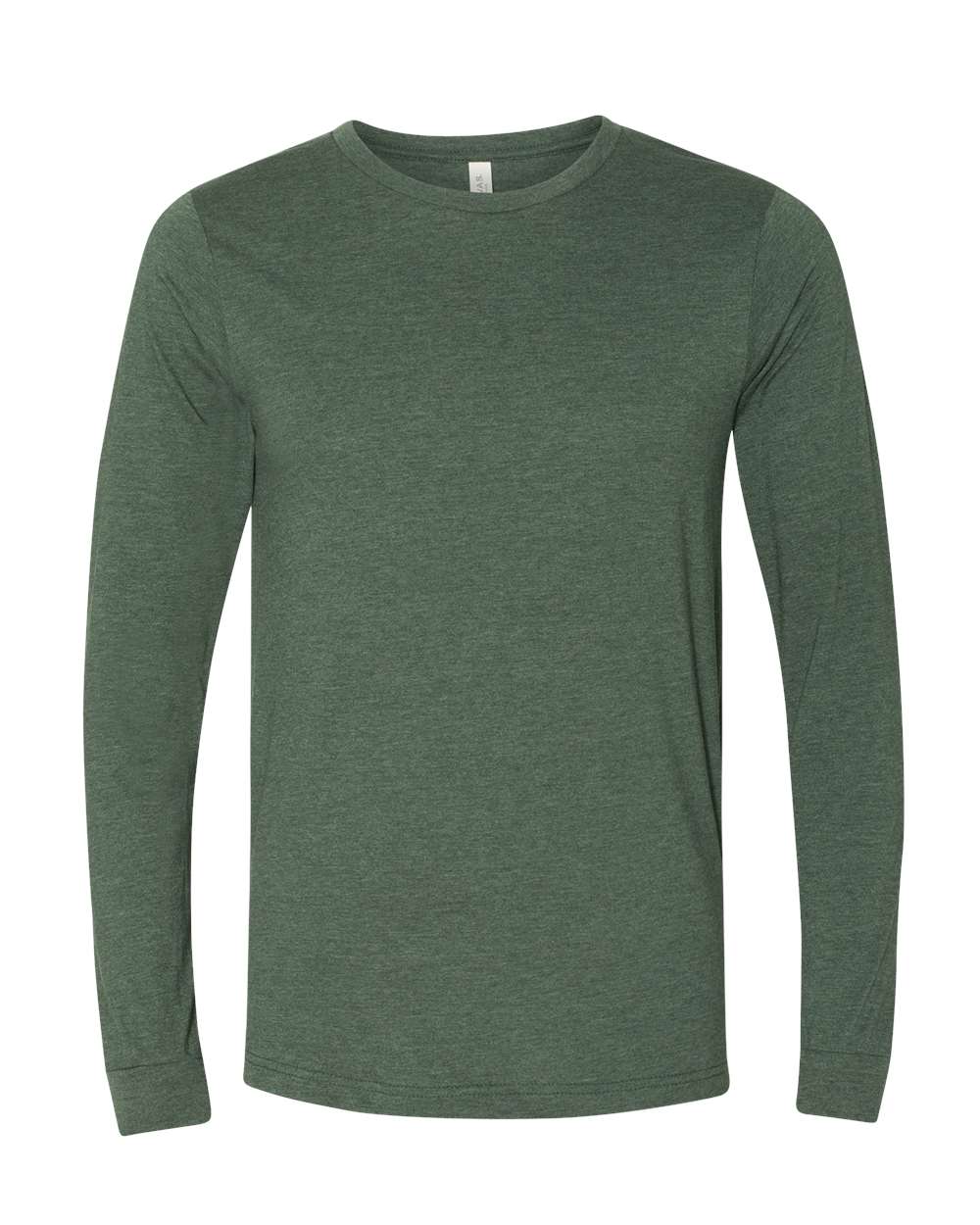 BELLA+CANVAS® Unisex Heather CVC Long Sleeve Tee BC3501CVC - Heather Forest