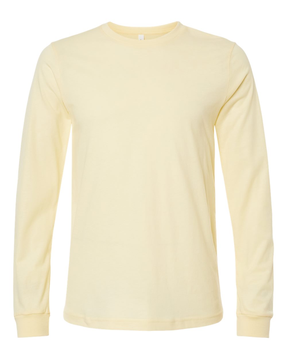 BELLA+CANVAS® Unisex Heather CVC Long Sleeve Tee BC3501CVC - Heather French Vanilla