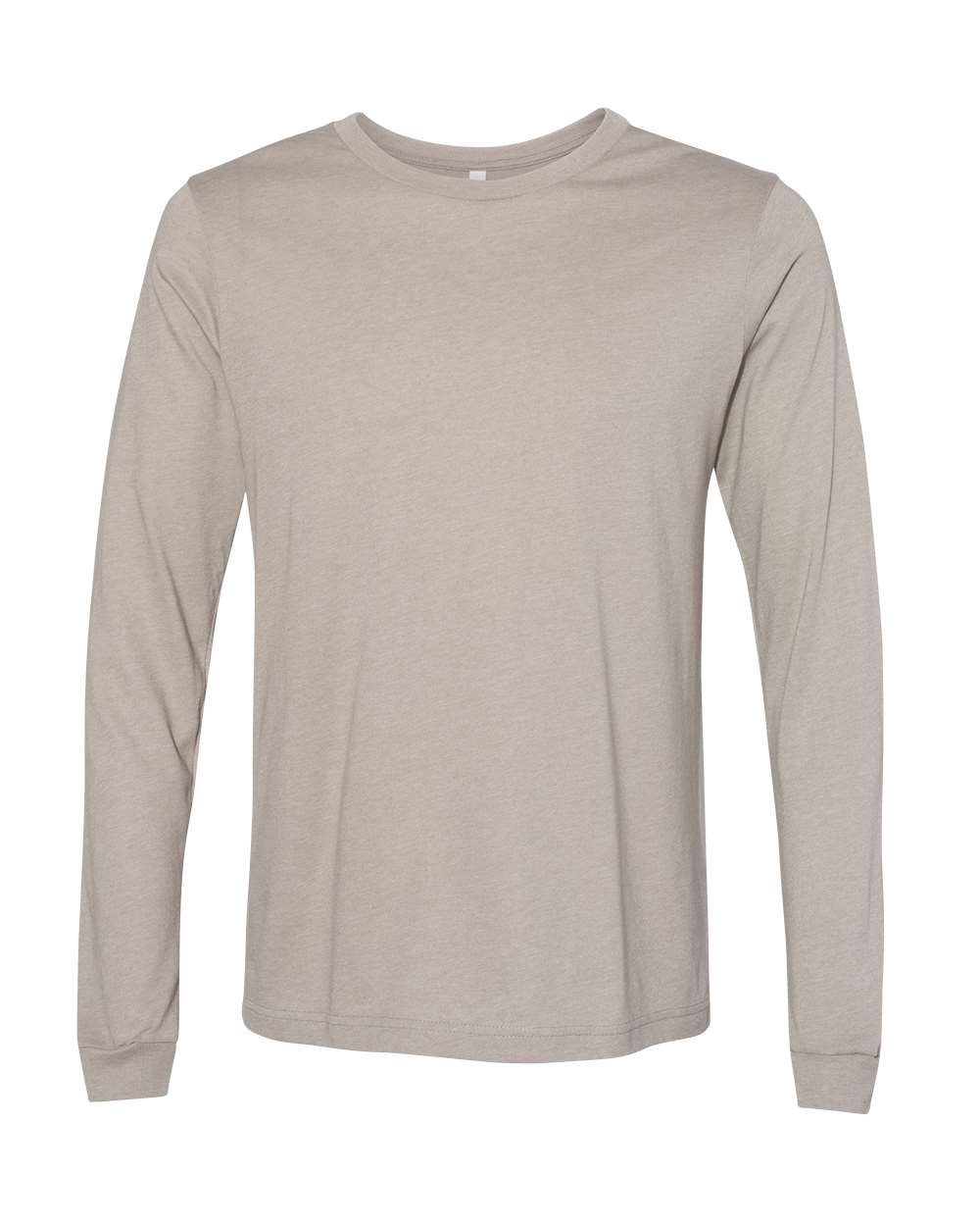 BELLA+CANVAS® Unisex Heather CVC Long Sleeve Tee BC3501CVC - Heather Stone