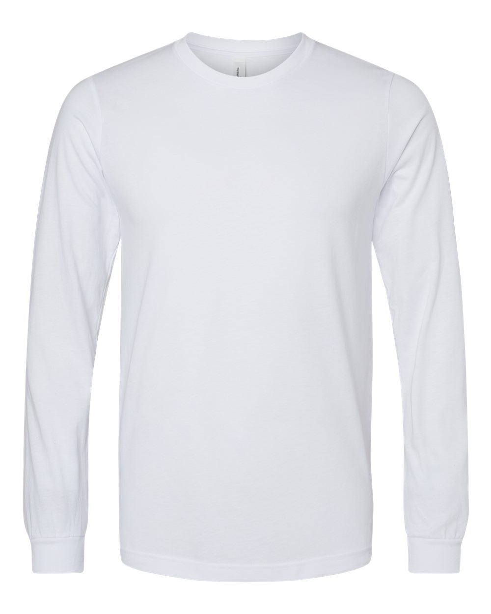 BELLA+CANVAS® Unisex Heather CVC Long Sleeve Tee BC3501CVC - Solid White Blend
