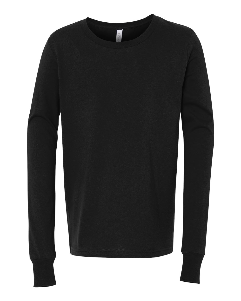 BELLA+CANVAS ® Youth Jersey Long Sleeve Tee - Black