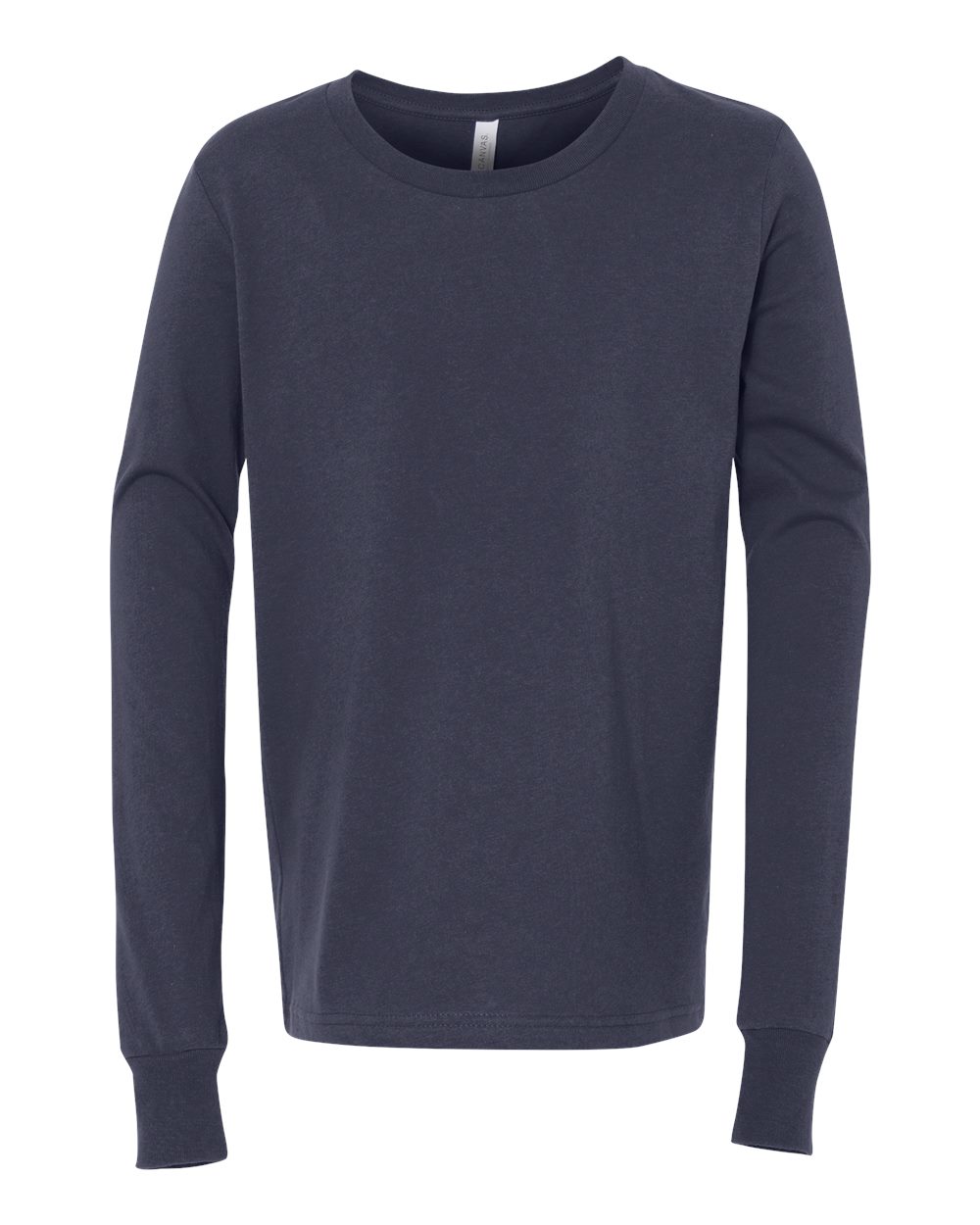 BELLA+CANVAS ® Youth Jersey Long Sleeve Tee - Navy