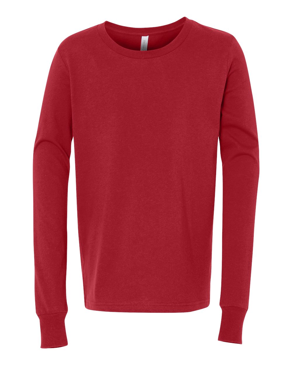 BELLA+CANVAS ® Youth Jersey Long Sleeve Tee - Red